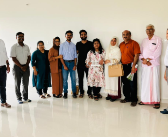 Our team with Mr. Mohamed Mustafa and family of apartment No. B 09 in Triton Crescent ,after handing over